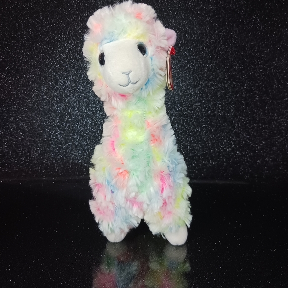 Ty Beanie Babies Lola the Rainbow Llama Plush. - Picture 2 of 10